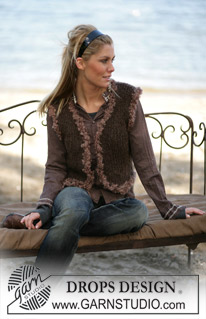 Free patterns - Open Front Vests / DROPS Extra 0-411