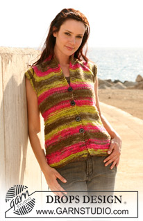 Free patterns - Open Front Vests / DROPS Extra 0-435
