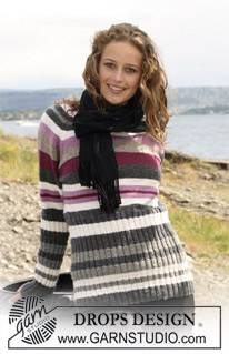 Free patterns - Striped Jumpers / DROPS Extra 0-445