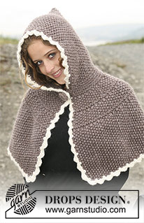 Free patterns - Hooded Ponchos / DROPS Extra 0-446