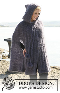Free patterns - Hooded Ponchos / DROPS Extra 0-450