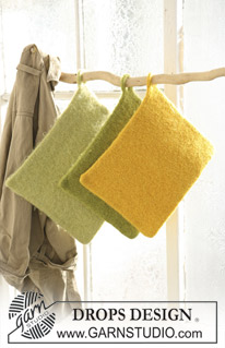 Free patterns - Felted Seat Pads / DROPS Extra 0-506