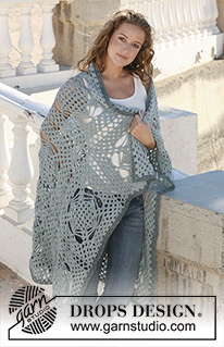 Vanity / DROPS Extra 0-540 - DROPS blanket in crochet squares in 3 threads ”Alpaca”.

