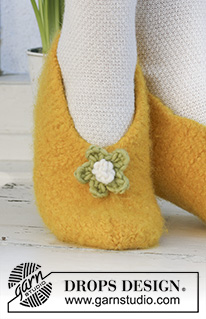 Free patterns - Felted Slippers / DROPS Extra 0-546