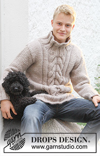 Free patterns - Men's Jumpers / DROPS Extra 0-553