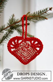 Free patterns - Christmas Tree Ornaments / DROPS Extra 0-571