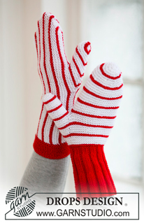 Free patterns - Christmas Mittens / DROPS Extra 0-572