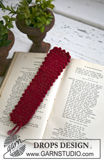 Free patterns - Bookmarks / DROPS Extra 0-586