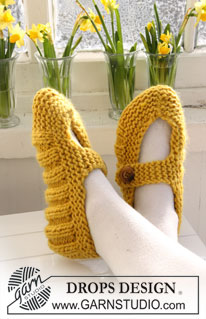 Free patterns - Easter Socks & Slippers / DROPS Extra 0-631