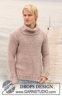 Free patterns - Proste męskie swetry / DROPS Extra 0-695