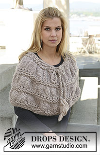 Free patterns - Poncho's voor dames / DROPS Extra 0-708