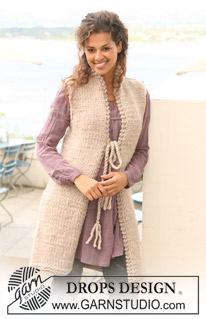 Free patterns - Open Front Vests / DROPS Extra 0-709