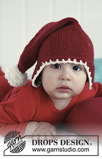 Free patterns - Christmas Hats for Children / DROPS Extra 0-720