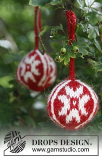 Free patterns - Christmas Tree Ornaments / DROPS Extra 0-785
