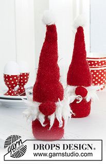 Free patterns - Christmas Table Decor / DROPS Extra 0-797