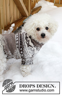 Free patterns - Dog Sweaters / DROPS Extra 0-836