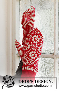 Free patterns - Christmas Mittens / DROPS Extra 0-871