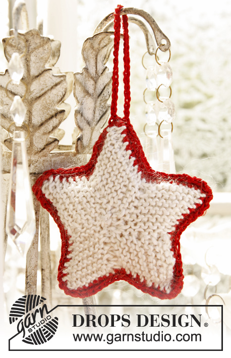DROPS Extra 0-873 - Estrella DROPS de Navidad, de punto, en “Cotton Viscose” y “Kid-Silk”.