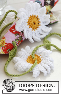 Free patterns - Flores Decorativas / DROPS Extra 0-927