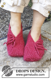 Free patterns - Children Slippers / DROPS Extra 0-944