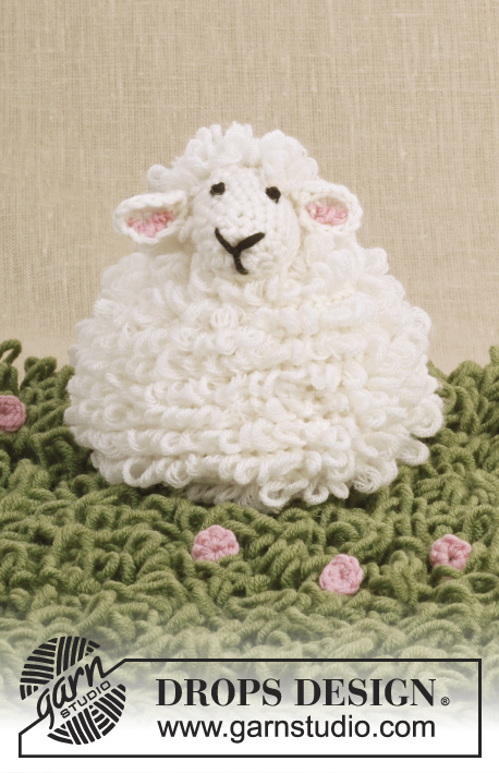 Dolly / DROPS Extra 0-947 - Crochet DROPS sheep with loop sts in ”Merino Extra Fine”