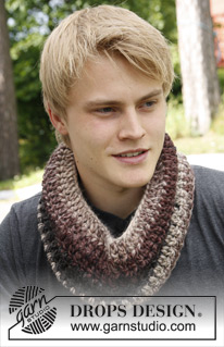 Free patterns - Men's Scarves & Neck Warmers / DROPS Extra 0-971