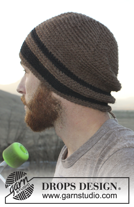 Carmel / DROPS Extra 0-980 - Crochet DROPS men's hat in “Nepal”.