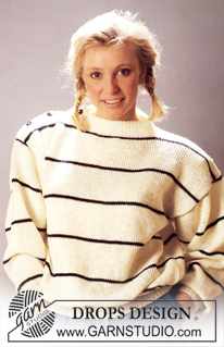Free patterns - Striped Jumpers / DROPS 10-20
