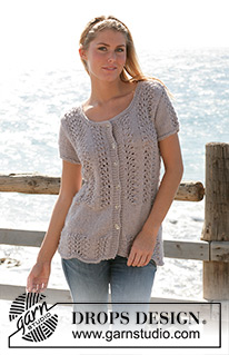 Free patterns - Open Front Tops / DROPS 100-14