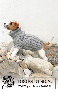 Free patterns - Dog Sweaters / DROPS 102-43