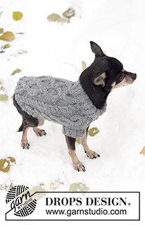 Free patterns - Swetry dla psów / DROPS 102-43