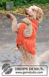 Free patterns - Dog Sweaters / DROPS 102-45