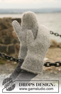 Free patterns - Felted Mittens / DROPS 103-32