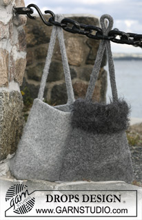 Free patterns - Felted Bags / DROPS 103-41