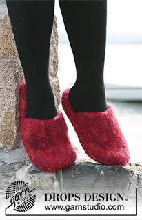 Free patterns - Chaussons / DROPS 104-10