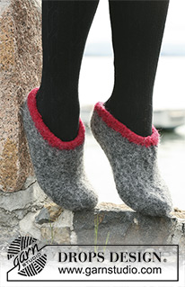 Free patterns - Chaussons / DROPS 104-4