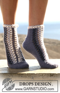 Free patterns - Chaussettes / DROPS 105-38
