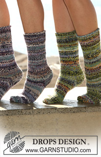 Free patterns - Children Socks & Slippers / DROPS 106-22