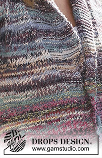 Free patterns - Proste rozpinane swetry / DROPS 106-29