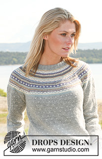 Free patterns - Damskie norweskie swetry / DROPS 108-10