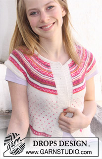 Free patterns - Gilets Manches Courtes / DROPS 108-61