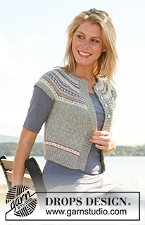 Free patterns - Gilets Manches Courtes / DROPS 108-9
