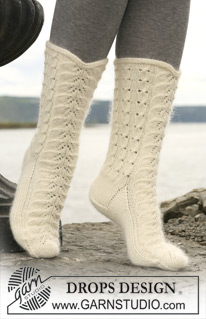 Free patterns - Women's Socks & Slippers / DROPS 109-29