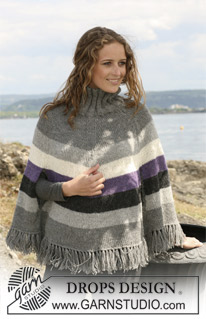 Free patterns - Poncho's voor dames / DROPS 110-20