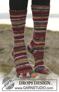 Free patterns - Chaussettes / DROPS 110-33