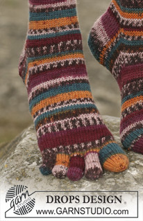 Free patterns - Children Socks / DROPS 110-33