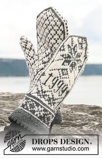 Free patterns - Nordic Gloves & Mittens / DROPS 110-38