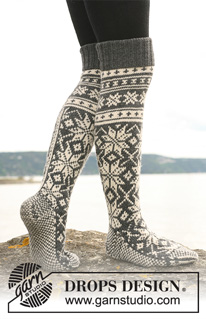 Free patterns - Chaussettes / DROPS 110-42