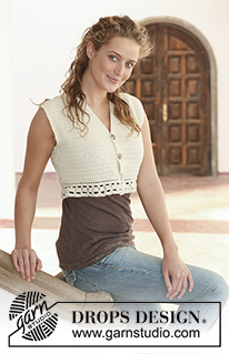 Free patterns - Tops Courts Femme / DROPS 111-24