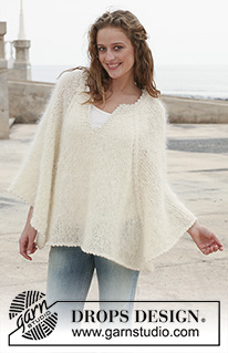 Free patterns - Poncho's voor dames / DROPS 112-22